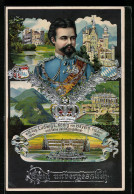 AK König Ludwig II. Von Bayern Und Seine Lieblingsschlösser, 1845-1886  - Königshäuser