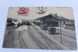 Evreux La Gare Trains 1906 - Evreux