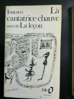 E Ionesco La Cantatrisco Gallimard - Autres & Non Classés