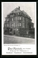 AK Reichenbach I. V., Wohnhaus Albert Gruschwitz Mit Strasse  - Reichenbach I. Vogtl.