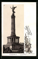 Lithographie Berlin-Tiergarten, An Der Siegessäule  - Dierentuin