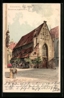 Lithographie Nürnberg, Gasthaus Bratwurstglöcklein  - Nürnberg