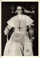 CPA Papst Pius XII., Portrait - Historische Persönlichkeiten