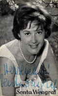 CPA Schauspielerin Senta Wengraf, Portrait, Autogramm - Attori