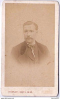 CARTE CDV - Edit. Constant Peigné Nantes - Portrait D'un Homme à Identifier -Tirage Aluminé 19 ème - Taille 63 X 104 - Antiche (ante 1900)