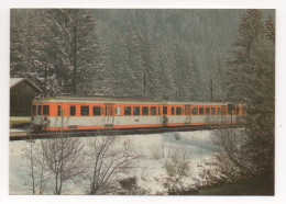 AMBIANCE HIVERNALE SUR ST.GERVAIS-VALLORCINE .LES PÉLERINS . FÉVRIER 1985 - Treinen