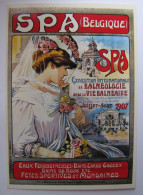 BELGIQUE - LIEGE - SPA - Ancienne Affiche - Spa