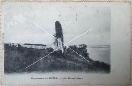 CONGO BELGE BELGISCH KONGO Environs De BOMA Le Monolithe CP PK Postée En 1910 - Belgisch-Kongo