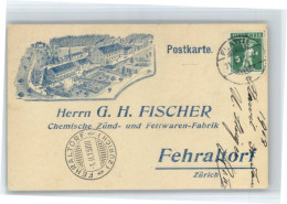 10724417 Fehraltorf Fehraltorf Herrn G H Fischer Chemische Zuend Fettwaren Fabri - Altri & Non Classificati