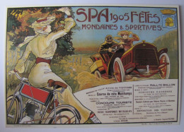 BELGIQUE - LIEGE - SPA - Ancienne Affiche - Spa