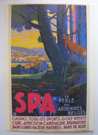 BELGIQUE - LIEGE - SPA - Ancienne Affiche - Spa