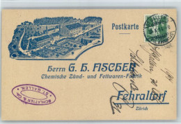10724412 Fehraltorf Fehraltorf Herrn G H Fischer Chemische Zuend Fettwaren Fabri - Altri & Non Classificati