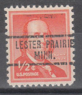 USA Precancel Vorausentwertungen Preo Locals Minnesota, Lester Prairie 734 - Preobliterati