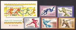 Russia USSR 1980 22nd Summer Olympic Games In Moscow. Mi 4932-36 Bl 144 - Ungebraucht