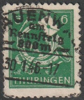 SBZ- Thüringen 1945, Mi. Nr. 95 AX Ax, Freimarke: 6 Pfg. Posthorn Und Brief.  Gestpl./used - Gebraucht