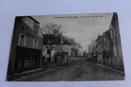 Fontaine Francaise Rue De La Tour Du Pin Hotel Raisin Tabac  1956 - Andere & Zonder Classificatie