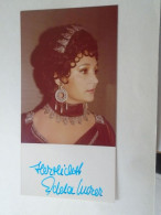 D203325  Signature -Autograph  -  Edda MOSER  - Opera -Soprano  - Berlin - Sänger Und Musiker