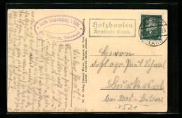 AK Landpoststempel Holzhausen, Arnstadt Land  - Altri & Non Classificati