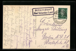 AK Landpoststempel Altendorf, Bad Schandau Land  - Other & Unclassified