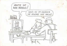 Les Meilleurs Dessins De KONK - Vente De 400 AIRBUS..... - Réf. Carterie N° 057 - Dessin De Presse - Other & Unclassified