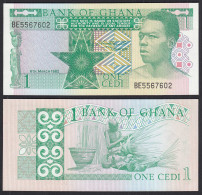 Ghana - 1 Cedis Banknote 1982 Pick 17b UNC (1)   (31177 - Otros – Africa
