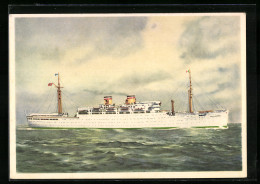 AK Passagierschiff Der Hamburg - Amerika Linie Vergnügungsreisen - Motorschiff Milwaukee  - Steamers