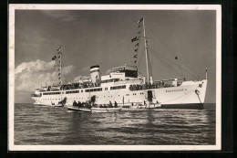 AK Passagierschiff M. S. Königin Luise, Übersetzen Von Passagieren In Kleinen Booten  - Passagiersschepen