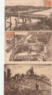 Diksmuide, Dixmude, 3 Postkaarten, 6 Scans - War 1914-18