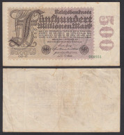 Germany 500 Millionen Mark 1923 Ro 109d Pick 110 FZ: GD-17 F (4) (26658 - Autres & Non Classés