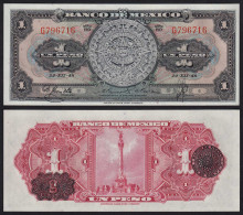 MEXIKO - MEXICO - 1 Peso 22.12.1948 Serie BD Pick 46a  AUNC (1-)   (21232 - Autres - Amérique