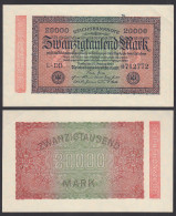 20.000 20000 Mark 1923 Ro 84c - FZ DB - BZ L - VF+ (3+)   (28350 - Sonstige & Ohne Zuordnung