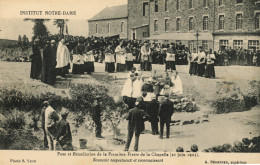 AVRANCHES - Institut Notre-Dame - Pose Et Bénédiction De La Première Pierre De La Chapelles - Autorités Religieuses - Avranches