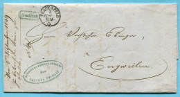 Faltbrief Von Frauenfeld Nach Engweilen 1859 - ...-1845 Precursores