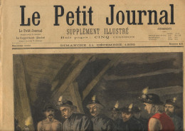 LE PETIT JOURNAL - 11/12/1898 - PRESIDENT DE LA REPUBLIQUE AUX MINES DE LENS - 1850 - 1899