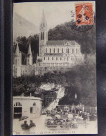 65520 . 65520. LA GROTTE ETLA BASILIQUE  LL . OBLITEREE 1914 . - Lourdes