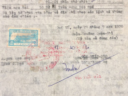 Viet Nam Suoth Old Documents That Have Children Authenticated(10$ Thua Thien Hue 1970) PAPER Have Wedge QUALITY:GOOD 1-P - Sammlungen