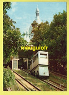 75 PARIS / LE FUNICULAIRE DE MONTMARTRE ET LA BASILIQUE DU SACRÉ-COEUR / 1969 - Funicular Railway