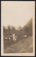 Jolie Photographie D'une Femme Dans La Nature Dans Le Haut Rhin, Villes à Déchiffrer Au Verso, 1930, 11,6x7,2cm - Places