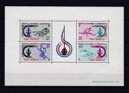 NOUVELLE-CALEDONIE 1966 BLOC N°3 NEUF** SPORTS - Blokken & Velletjes