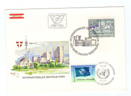 UNO Wien/Österreich, 1979, Offiz. Ersttagsumschlag Mit MiNr. 2 + Österreich Ersttag MiNr.1617 (12363L) - FDC