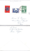 Belgique - Brief Van Anvers Antwerpen 1959 - Pour Lyon 8eme - Other & Unclassified
