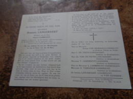 Doodsprentje/Bidprentje  Romanie LANGERAERT   Hansbeke 1893-1968 St Amandsberg  (Wwe Edgard LAMBRECHT) - Religion &  Esoterik