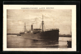 AK Frachtdampfer Lothringen  - Commercio