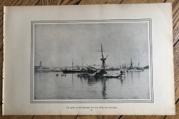 1900 - Iconographie - Battleship Maine As She Appered The Day After The Explosion - Barcos