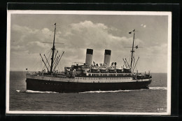 AK Passagierschiff MS Monte Sarmiento Auf See  - Steamers