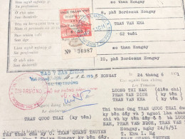 Viet Nam Suoth Old Documents That Have Children Authenticated(6$ Hai Phong1951) PAPER Have Wedge QUALITY:GOOD 1-PCS Very - Colecciones