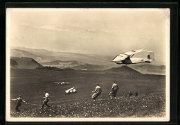 AK Segelflugzeug Falke Startet Von Der Wasserkuppe  - Other & Unclassified