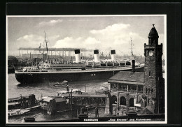 AK Hamburg, Passagierschiff Cap Arcona Fährt In Den Hafen Ein  - Steamers