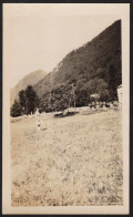 Jolie Photographie D'une Femme Dans La Nature Dans Le Haut Rhin, à Mittlach, Vosges, 1930, 11,6x7,2cm - Orte