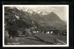 AK Vaduz, Ortsansicht Aus Der Vogelschau  - Liechtenstein